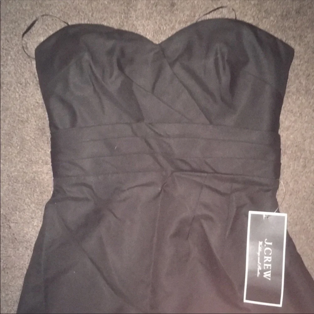 J. Crew Occasions Party Dress in “Black” NWT SZ 0 - Picture 5 of 10